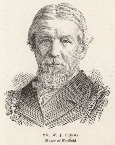 السيد WJ Clegg (نقش) بواسطة مدرسة اللغة الإنجليزية