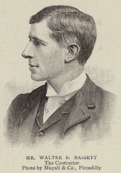 Mr Walter B Bassett (engraving) بواسطة مدرسة اللغة الإنجليزية