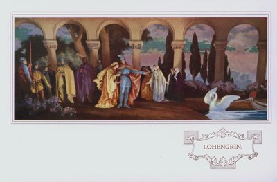 الجداريات في مطعم Peter Robinson: Lohengrin (لون ليثو) بواسطة مدرسة اللغة الإنجليزية
