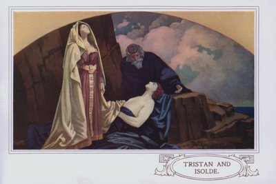 الجداريات في مطعم Peter Robinson: Tristan and Isolde (لون ليثو) بواسطة مدرسة اللغة الإنجليزية