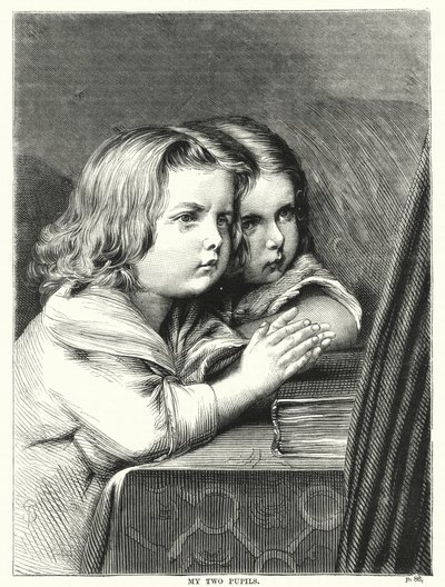 My two pupils (engraving) بواسطة مدرسة اللغة الإنجليزية