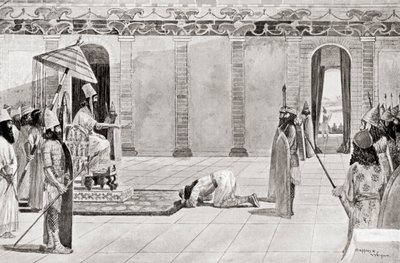 نابونيدوس ملك بابل، من تاريخ الأمم لهتشينسون، طبع عام 1915 بواسطة مدرسة اللغة الإنجليزية
