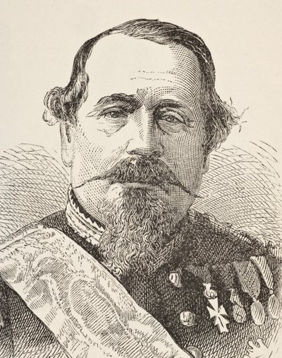 نابليون الثالث ، من "التاريخ الوطني والمحلي لإنجلترا" بقلم ويليام هيكمان سميث أوبري (1858-1916) نشر لندن ، c.1890 بواسطة مدرسة اللغة الإنجليزية