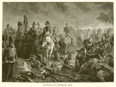 نابليون في واترلو ، 1815 بواسطة English School