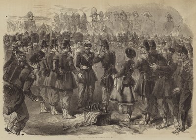Napoleon the Third in Camp at Chalons (engraving) بواسطة مدرسة اللغة الإنجليزية