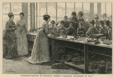 مدرسة التدريب الوطنية للطهي في جنوب كنسينغتون: محاضرة بعد الظهر حول الطهي العملي بواسطة مدرسة اللغة الإنجليزية