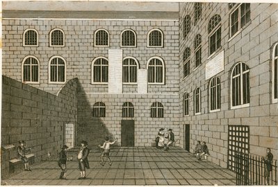 سجن نيوجيت بواسطة مدرسة اللغة الإنجليزية