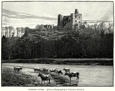 قلعة نورهام (نقش) بواسطة مدرسة اللغة الإنجليزية