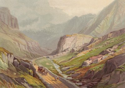 شمال ويلز ، ممر Llanberis (لون ليثو) بواسطة مدرسة اللغة الإنجليزية
