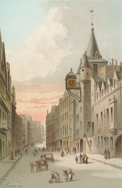 Tolbooth و Canongate القديمة - ادنبره بواسطة مدرسة اللغة الإنجليزية