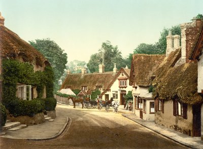 Old Village Shanklin (صورة ملونة باليد) بواسطة مدرسة اللغة الإنجليزية