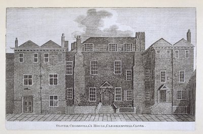 منزل أوليفر كرومويلز ، Clerkenwell Close ، القرن التاسع عشر بواسطة مدرسة اللغة الإنجليزية