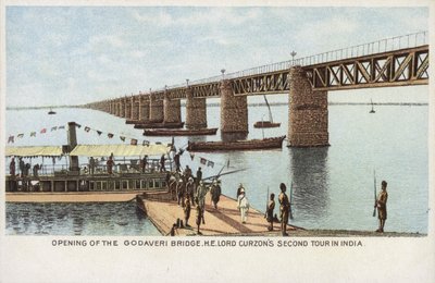 Opening of the Godaveri Bridge, H. E. Lord Curzon