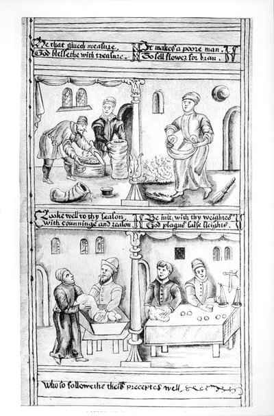 قانون بيكرز يورك ، 1595-1596 بواسطة مدرسة اللغة الإنجليزية