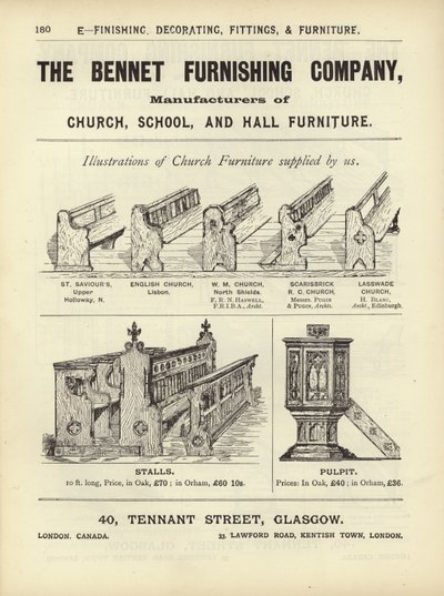 صفحة من ملخص المهندسين المعماريين والمساحين والمهندسين 1892 بواسطة English School
