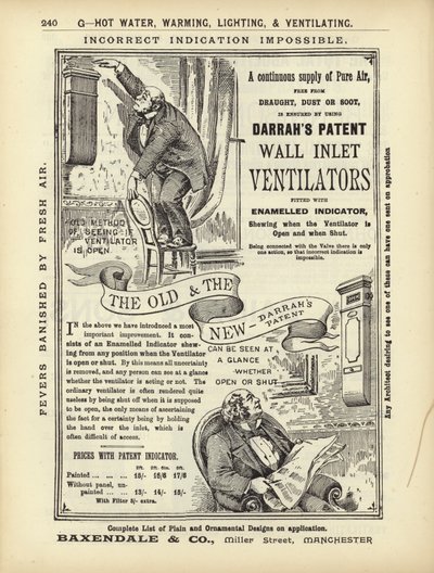 صفحة من ملخص المهندسين المعماريين والمساحين والمهندسين 1892 بواسطة مدرسة اللغة الإنجليزية