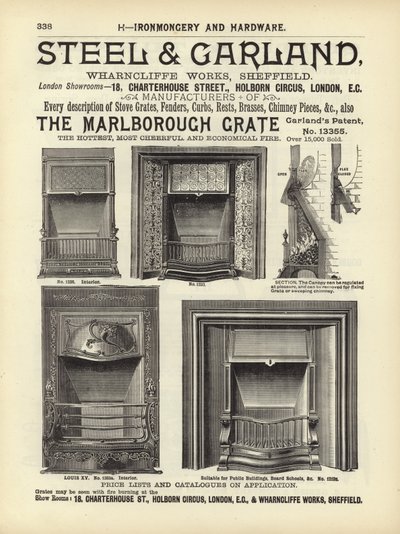 صفحة من ملخص المهندسين المعماريين والمساحين والمهندسين 1892 بواسطة English School