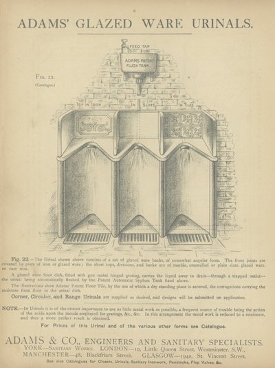 صفحة من ملخص المهندسين المعماريين والمساحين والمهندسين 1892 بواسطة English School