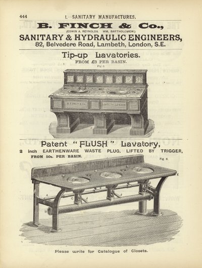 صفحة من ملخص المهندسين المعماريين والمساحين والمهندسين 1892 بواسطة English School