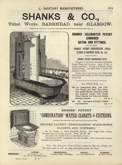 صفحة من ملخص المهندسين المعماريين والمساحين والمهندسين 1892 بواسطة مدرسة اللغة الإنجليزية