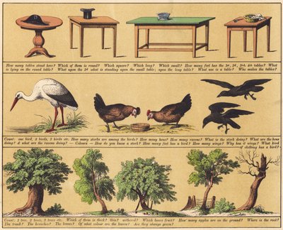 صفحة من كتاب الصور الجديد (لون ليثو) بواسطة مدرسة اللغة الإنجليزية