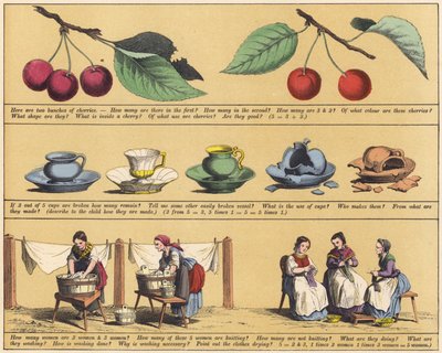 صفحة من كتاب الصور الجديد (لون ليثو) بواسطة مدرسة اللغة الإنجليزية