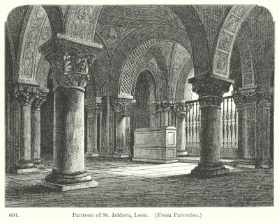 بانتيون القديس إيزيدورو، ليون (نقش) بواسطة مدرسة اللغة الإنجليزية