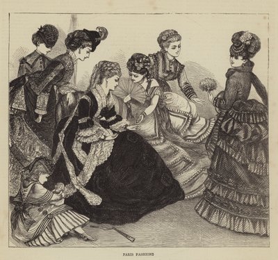 Paris Fashions (engraving) بواسطة مدرسة اللغة الإنجليزية