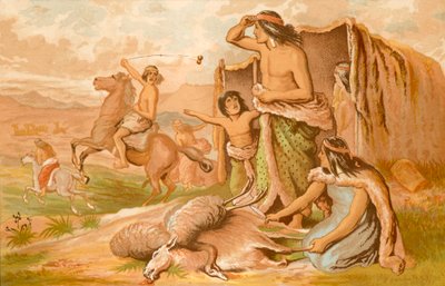 Patagonians - المغادرة لمطاردة Guanco بواسطة مدرسة اللغة الإنجليزية
