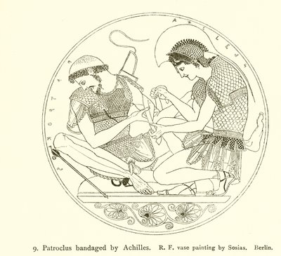 ضمادة Patroclus بواسطة أخيل بواسطة مدرسة اللغة الإنجليزية