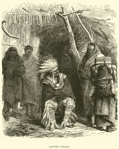 Pawnee الهنود بواسطة مدرسة اللغة الإنجليزية