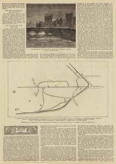 Phoenix Park Murders (engraving) بواسطة مدرسة اللغة الإنجليزية