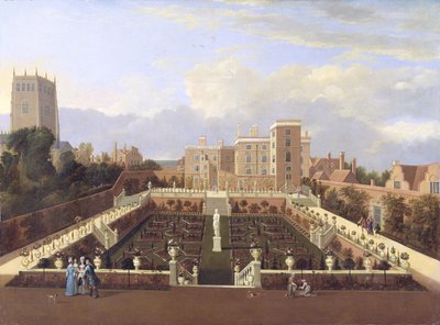 بييربون هاوس ، نوتنغهام ، c.1708-13 بواسطة مدرسة اللغة الإنجليزية