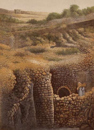 الأماكن المذكورة في الكتاب المقدس: بركة سلوام (كروموليتو) بواسطة مدرسة اللغة الإنجليزية