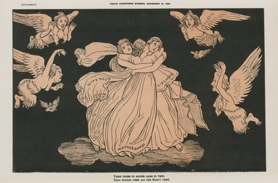 كاريكاتير سياسي (طباعة حجرية ملونة) بواسطة مدرسة اللغة الإنجليزية