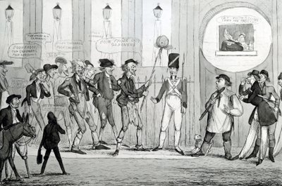 Poor Froze Out Gardners ، 1820 بواسطة مدرسة اللغة الإنجليزية