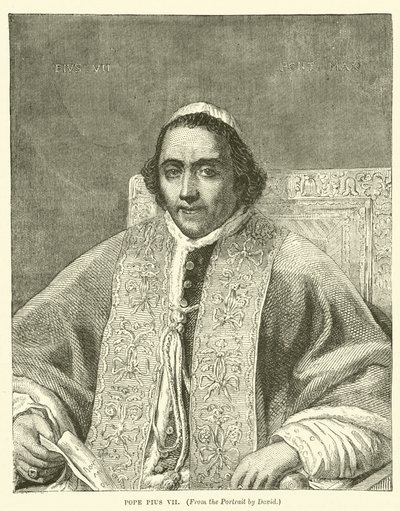 Pope Pius VII (engraving) بواسطة مدرسة اللغة الإنجليزية
