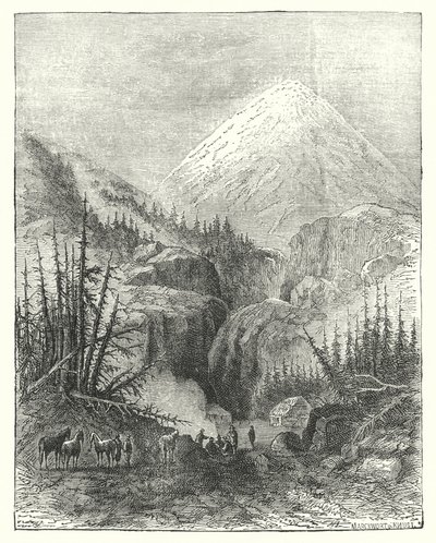 Popocatapetl ، جبل التدخين (نقش) بواسطة مدرسة اللغة الإنجليزية