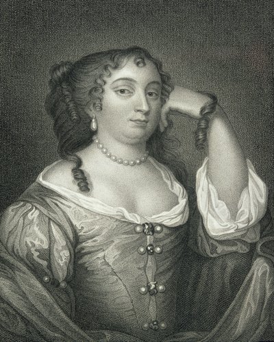 صورة لآن هايد ، دوقة يورك (1637-71) ، من "صور بريتيش بورتس" ، 1823 بواسطة مدرسة اللغة الإنجليزية