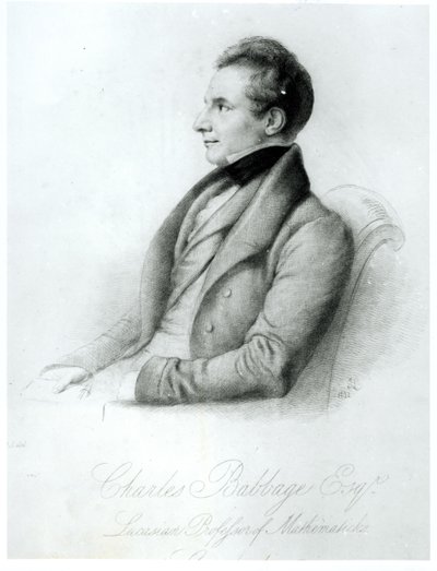 صورة لتشارلز باباج (1792-1871) 1832 بواسطة مدرسة اللغة الإنجليزية