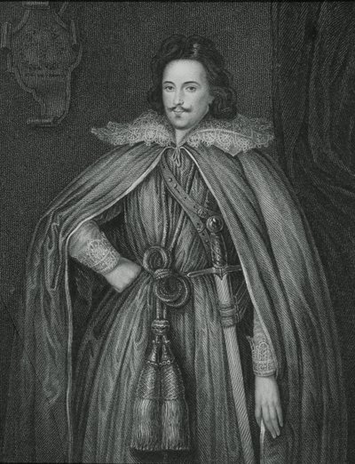 صورة لإدوارد هربرت (1583-1648) ، من "صور بريتيش لودج" ، 1823 بواسطة مدرسة اللغة الإنجليزية