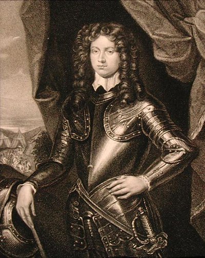 صورة هنري سبنسر (1620-43) إيرل سندرلاند الأول ، من "لوحات لودج البريطانية" بواسطة مدرسة اللغة الإنجليزية