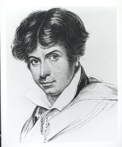صورة لجيمس هنري لي هانت (1784-1859) بواسطة مدرسة اللغة الإنجليزية