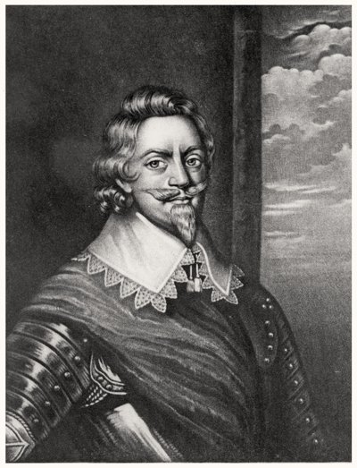 صورة لباتريك روثفن ، إيرل برينتفورد (c.1573-1651) منقوش بواسطة ريتشارد إيرلوم (1743-1822) وتشارلز تورنر (c.1773-1857) من الشخصيات اللامعة في التاريخ البريطاني (mezzotint) (bw phot بواسطة مدرسة اللغة الإنجليزية