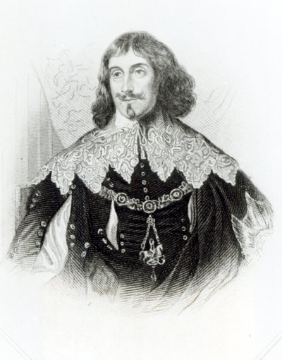 صورة فيليب هربرت (1584-1650) إيرل مونتغمري الأول وإيرل بيمبروك الرابع ، من "صور لودج البريطانية" ، 1823 بواسطة مدرسة اللغة الإنجليزية