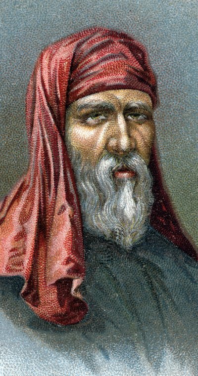 صورة لبلوتارخ (43-120 م) (الطباعة الحجرية الملونة) - المدرسة الإنجليزية ، القرن العشرين بواسطة مدرسة اللغة الإنجليزية