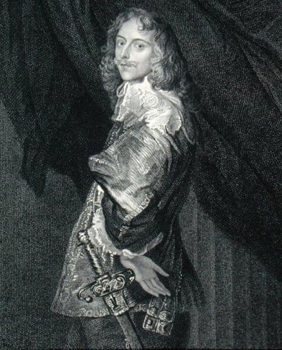 صورة لروبرت دورمر (1610-43) إيرل كارنارفون الأول ، من "لوحات لودج البريطانية" بواسطة مدرسة اللغة الإنجليزية