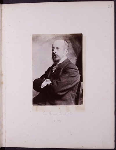 صورة السير جيمس د لينتون ، c.1900 بواسطة مدرسة اللغة الإنجليزية