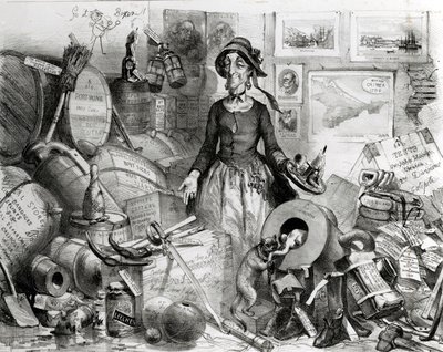 صورة لسوء (الأخطاء) المشهور - إدارة مخصصة باحترام لمعجبيها ، 1855 بواسطة مدرسة اللغة الإنجليزية
