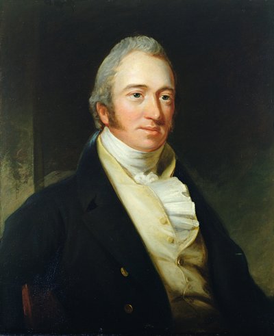 Portrait of the Rt. Hon. Silver Oliver (d.1799) (oil on canvas) بواسطة مدرسة اللغة الإنجليزية